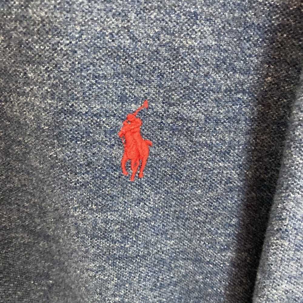 Polo Ralph Lauren Polo Shirt Mens 3XB Big Blue Red Embroidered Pony Logo - Picture 3 of 9
